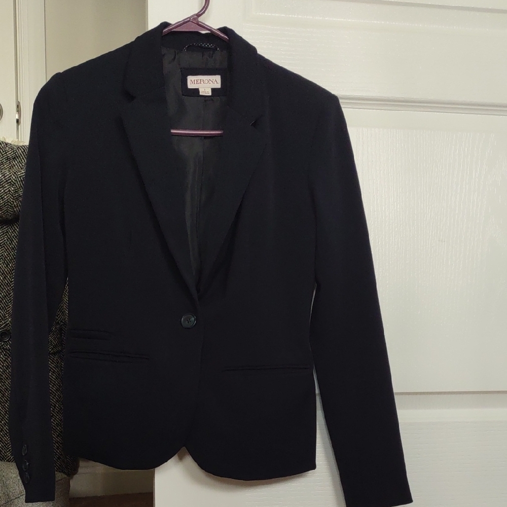 Merona Women's Classic Navy Suit Jacket